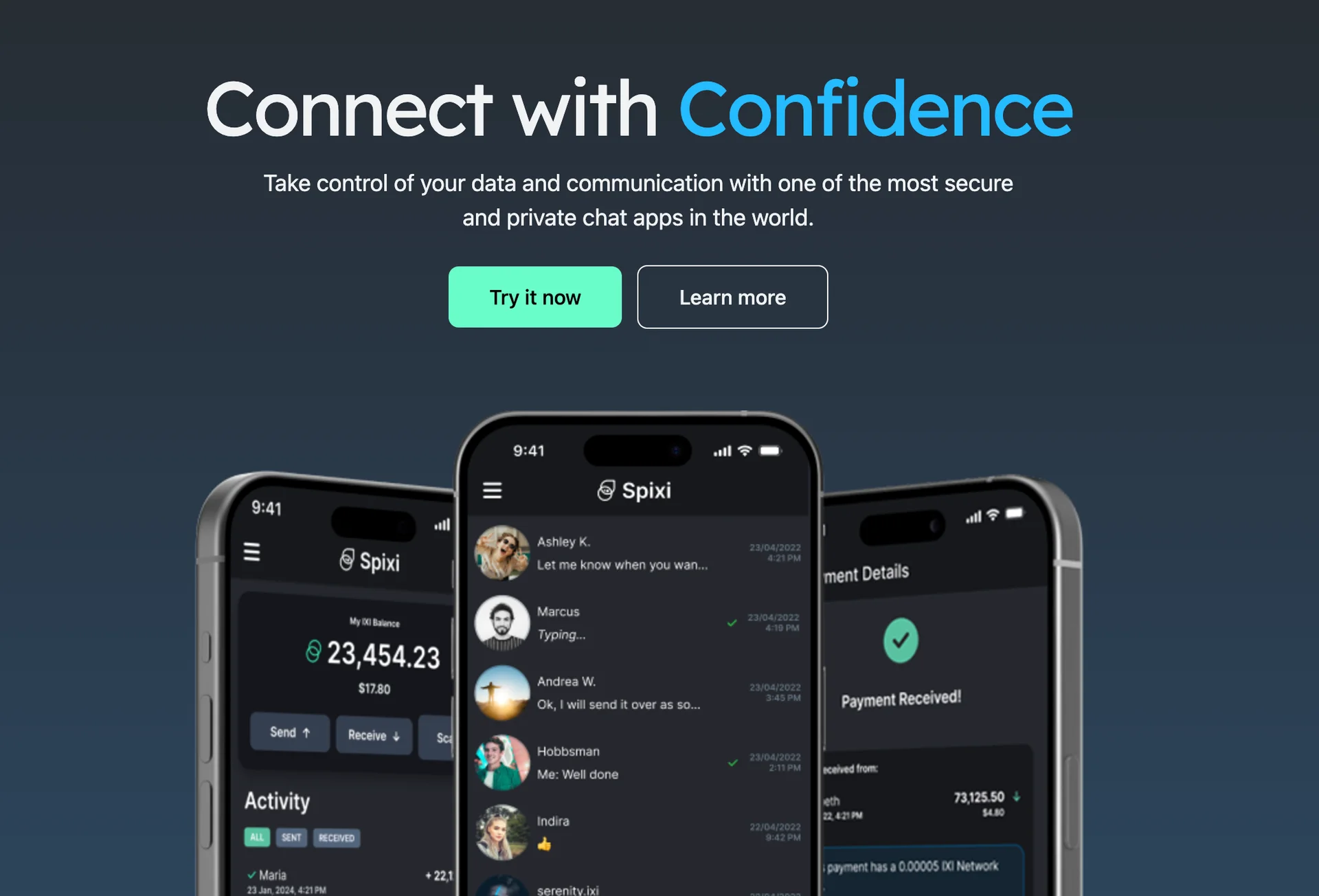 SPIXI - P2P Encrypted Messaging